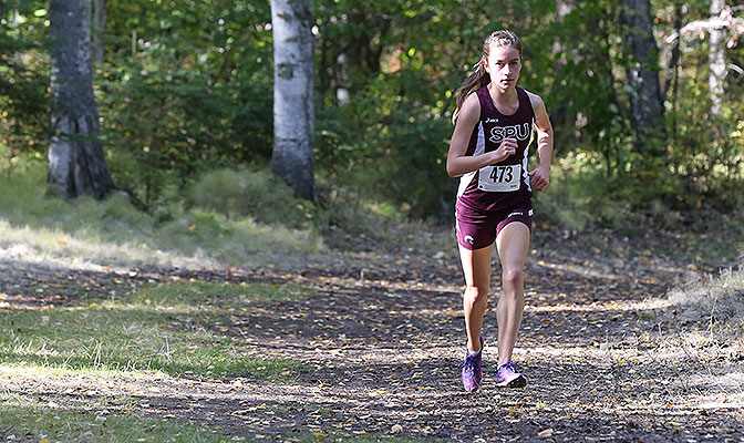Seattle Pacific's Anna Patti won both women's races at the Moda Health Alaska Invitational, earning GNAC Runner of the Week honors.